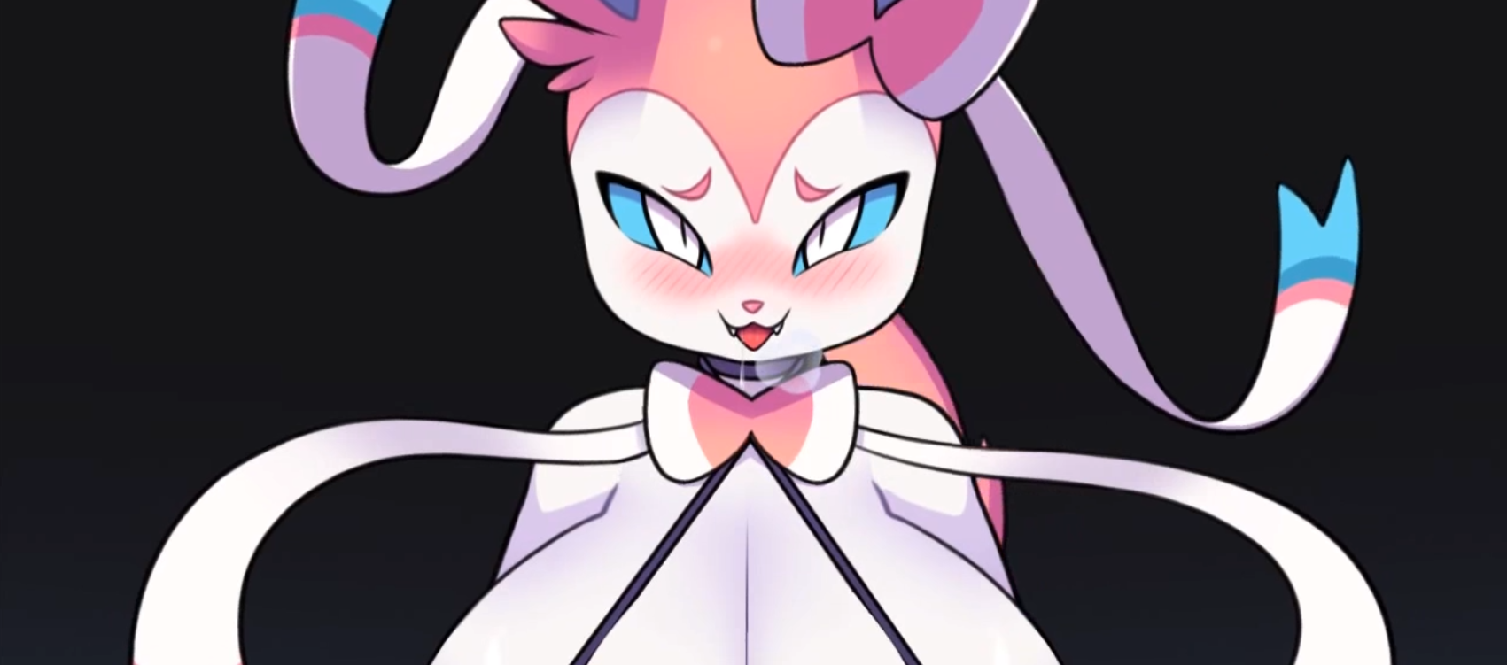 Sylveon / glaceon easy animated loop old work – RabbitBrush rewards